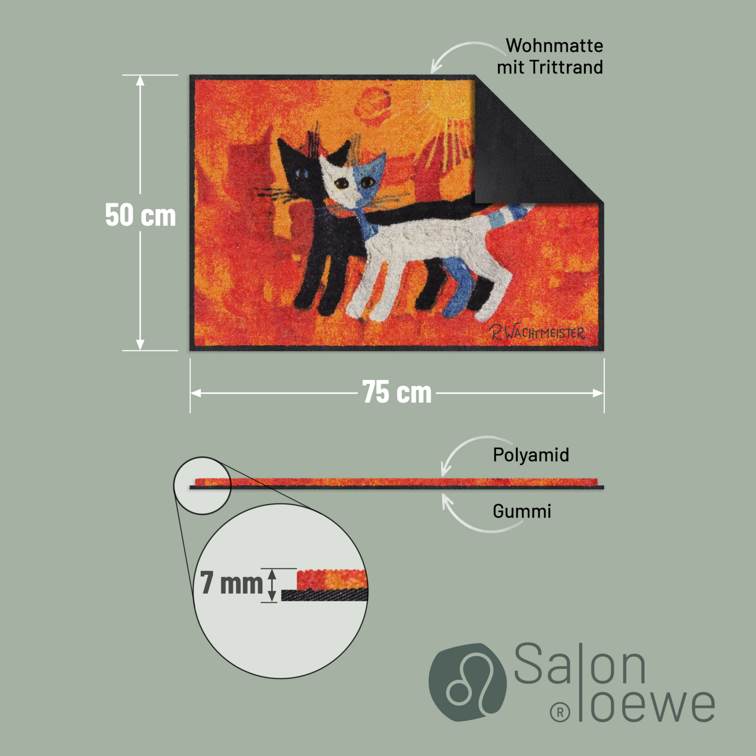 salonloewe-terral-rw-eingangsmatte-50-x-75-cm-polyamid-rutschfest-waschbar-katze image 4