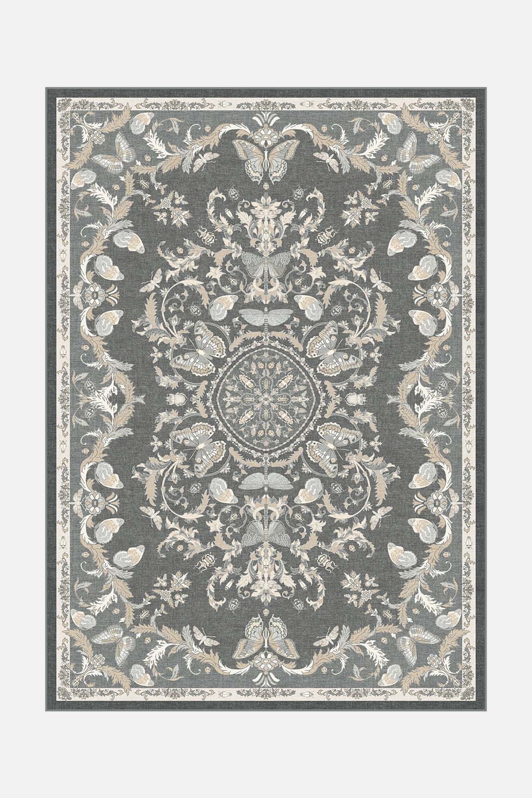 teppana-nymphalis-anthrazit-teppich-weicher-indoor-teppich-in-grau-beige-waschba image 1