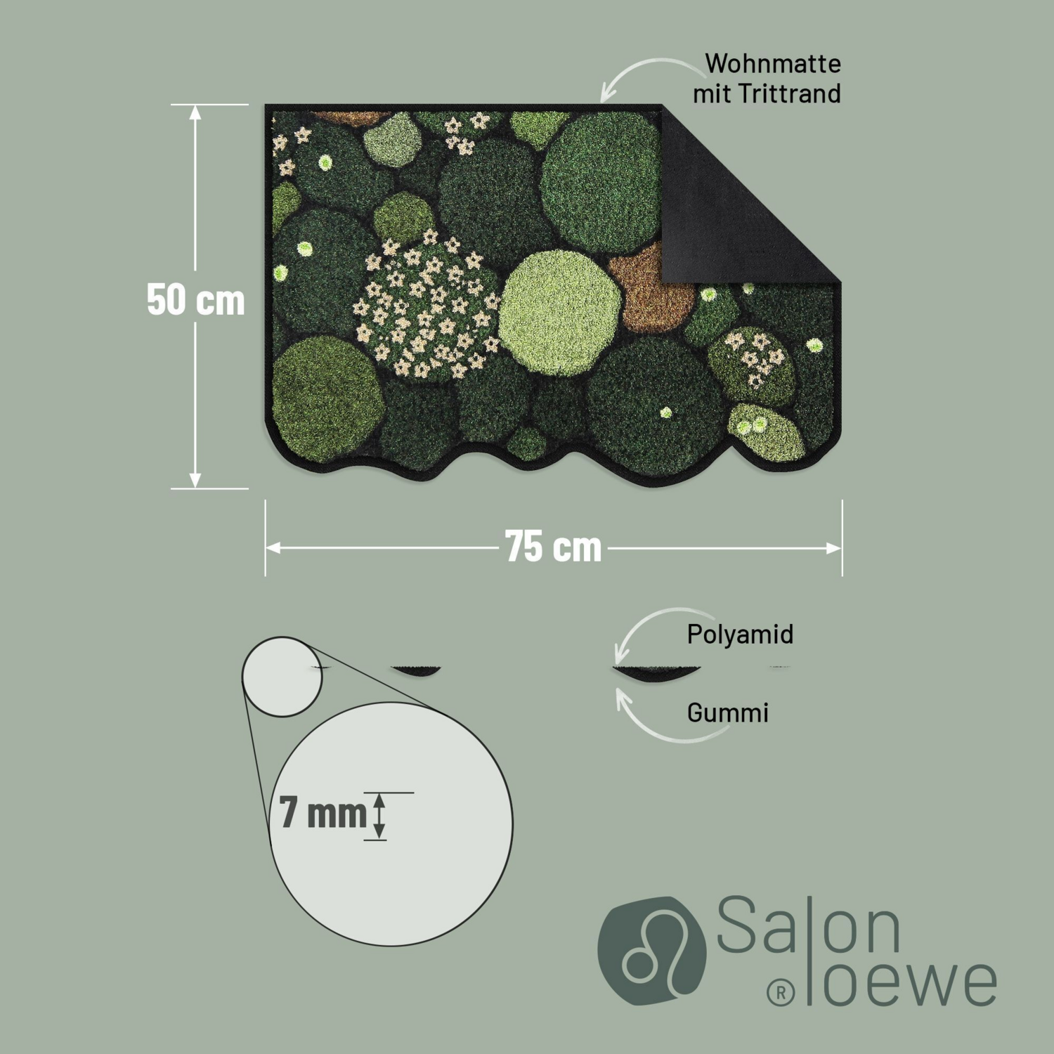salonloewe-silent-walk-sonderform-50-x-75-cm-florale-schmutzfangmatte-im-landhau image 4
