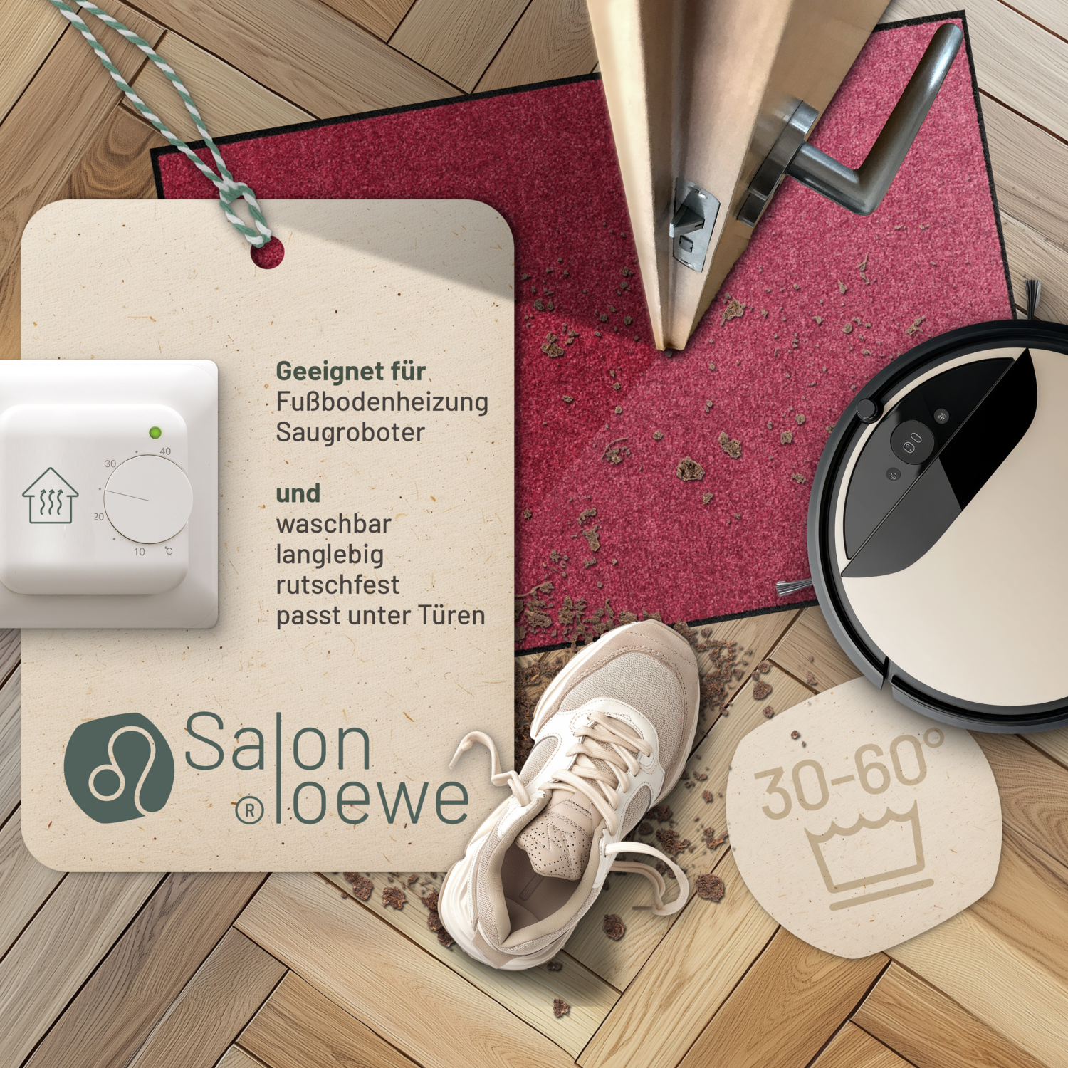 salonloewe-weinrot-teppich-60-x-85-cm-meliert-polyamid-rutschfester-gummir-cken- image 3