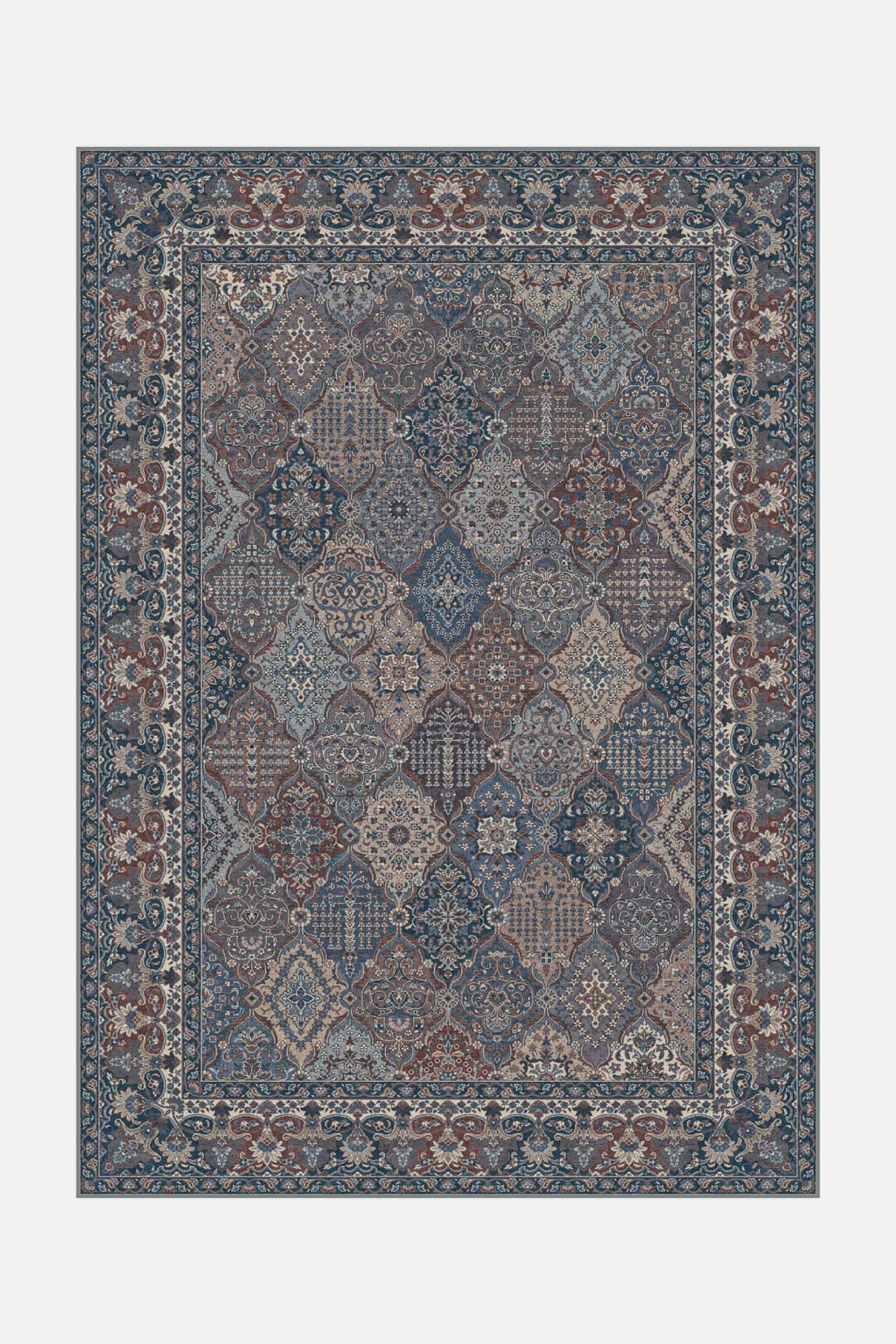 teppana-leja-petrol-waschbarer-teppich image 1