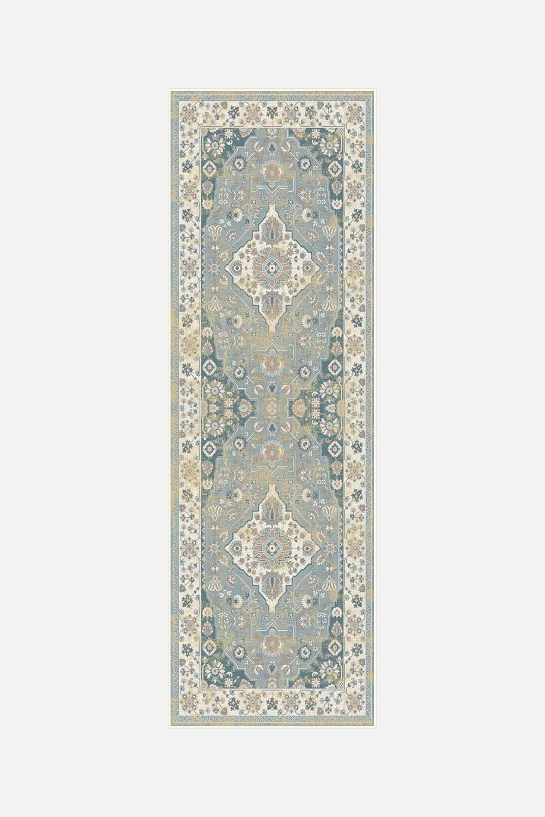 teppana-hiranur-savona-teppich-waschbarer-designer-teppich-beige-natur-blau-gr-n image 5