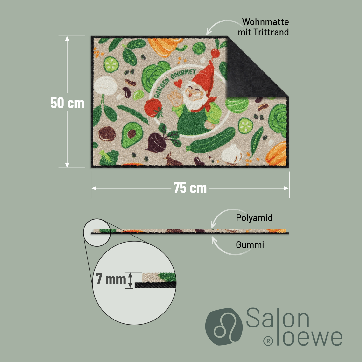 salonloewe-garden-gourmet-eingangsmatte-50-x-75-cm-gartenzwerg-motiv-f-r-k-che-u image 4