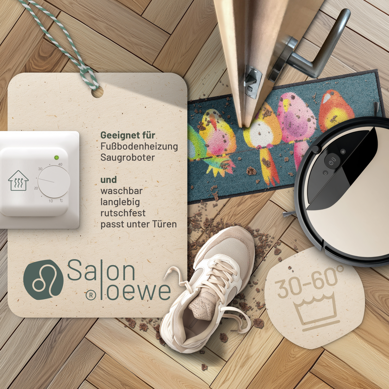 salonloewe-fussmatte-rainbow-birds-eingangsmatte-30-x-100-cm-bunte-schmutzfangma image 3
