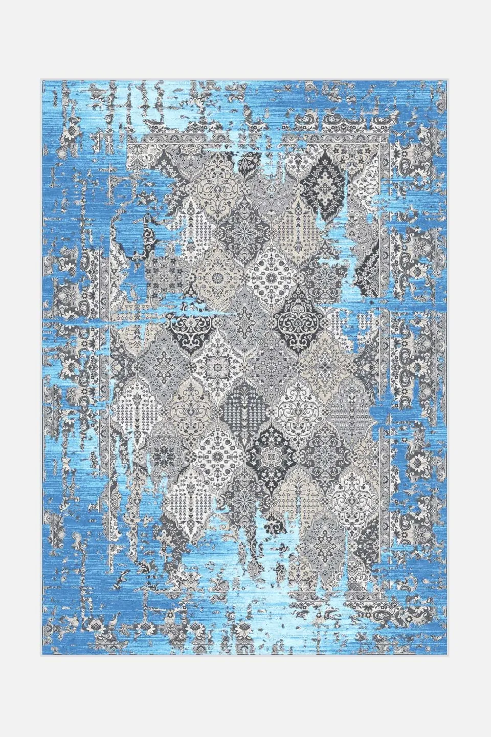 teppana-tabea-zirkon-teppich-weicher-indoor-teppich-in-blau-grau-waschbar-inkl-r image 1