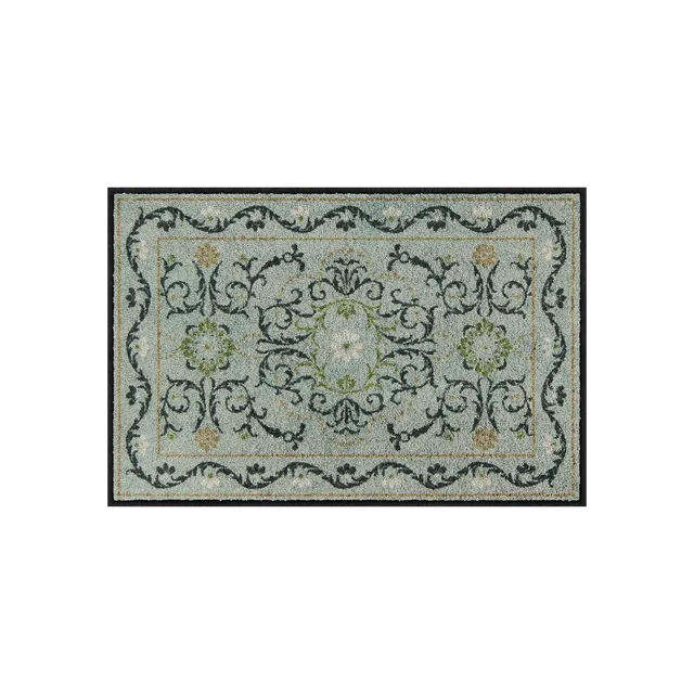 salonloewe-vintage-moments-sage-eingangsmatte-50-x-75-cm-vintage-design-in-salbe image 1