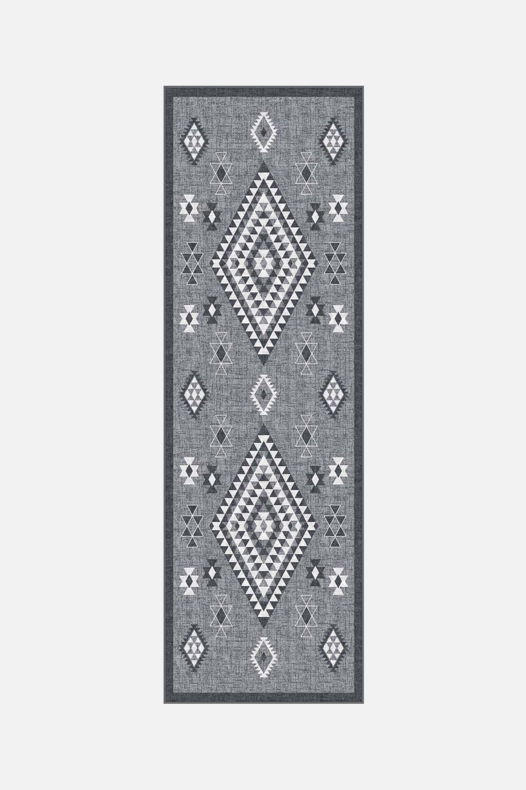 teppana-vera-kiesel-teppich-waschbarer-indoor-teppich-in-grau-silber-mit-dunkelg image 5