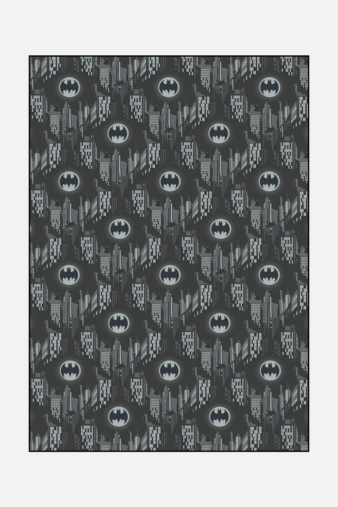 teppana-batman-gotham-anthrazit-teppich-waschbarer-kinderteppich-mit-geometrisch image 1