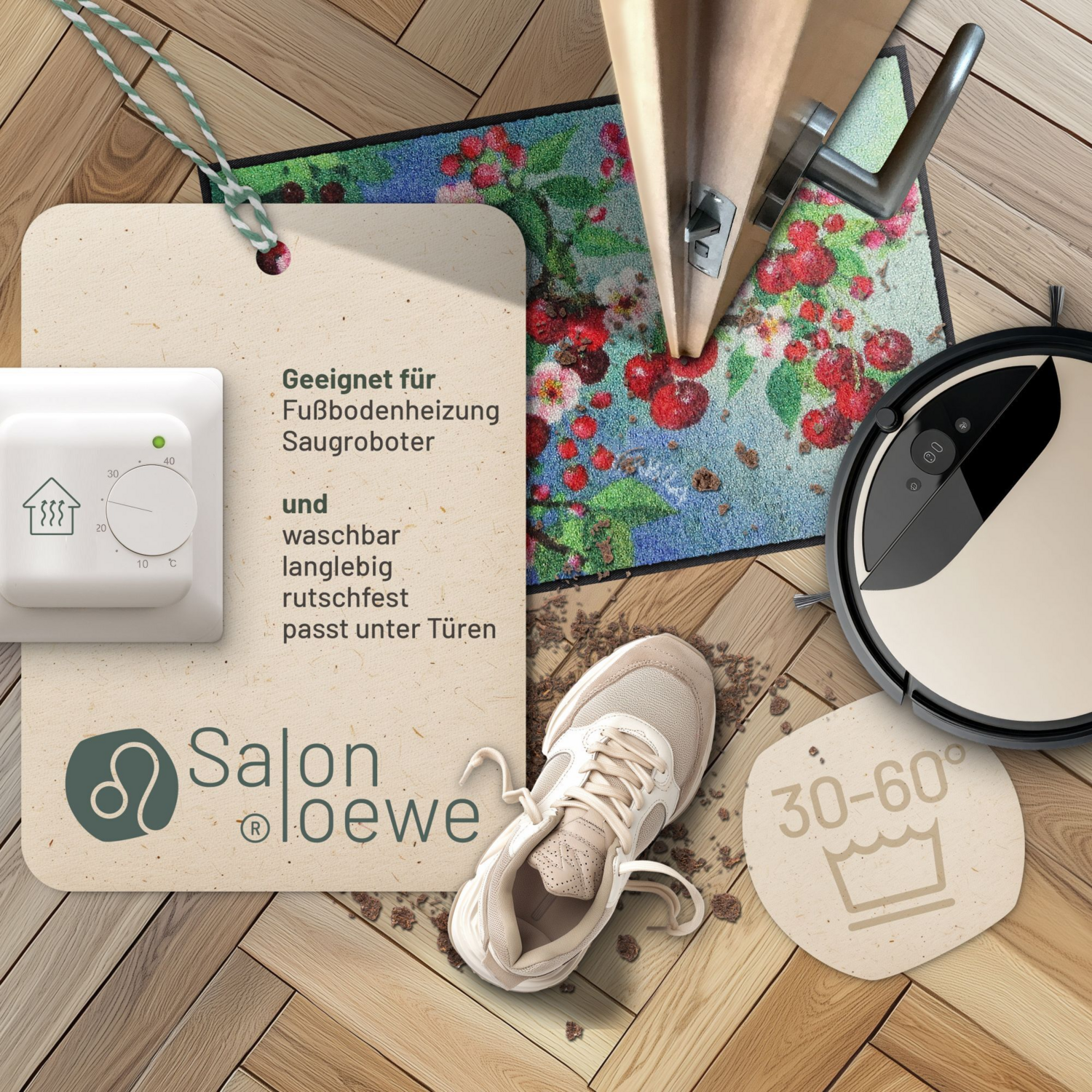 salonloewe-cherry-dream-eingangsmatte-50-x-75-cm-schmutzfangmatte-mit-kirschmoti image 3