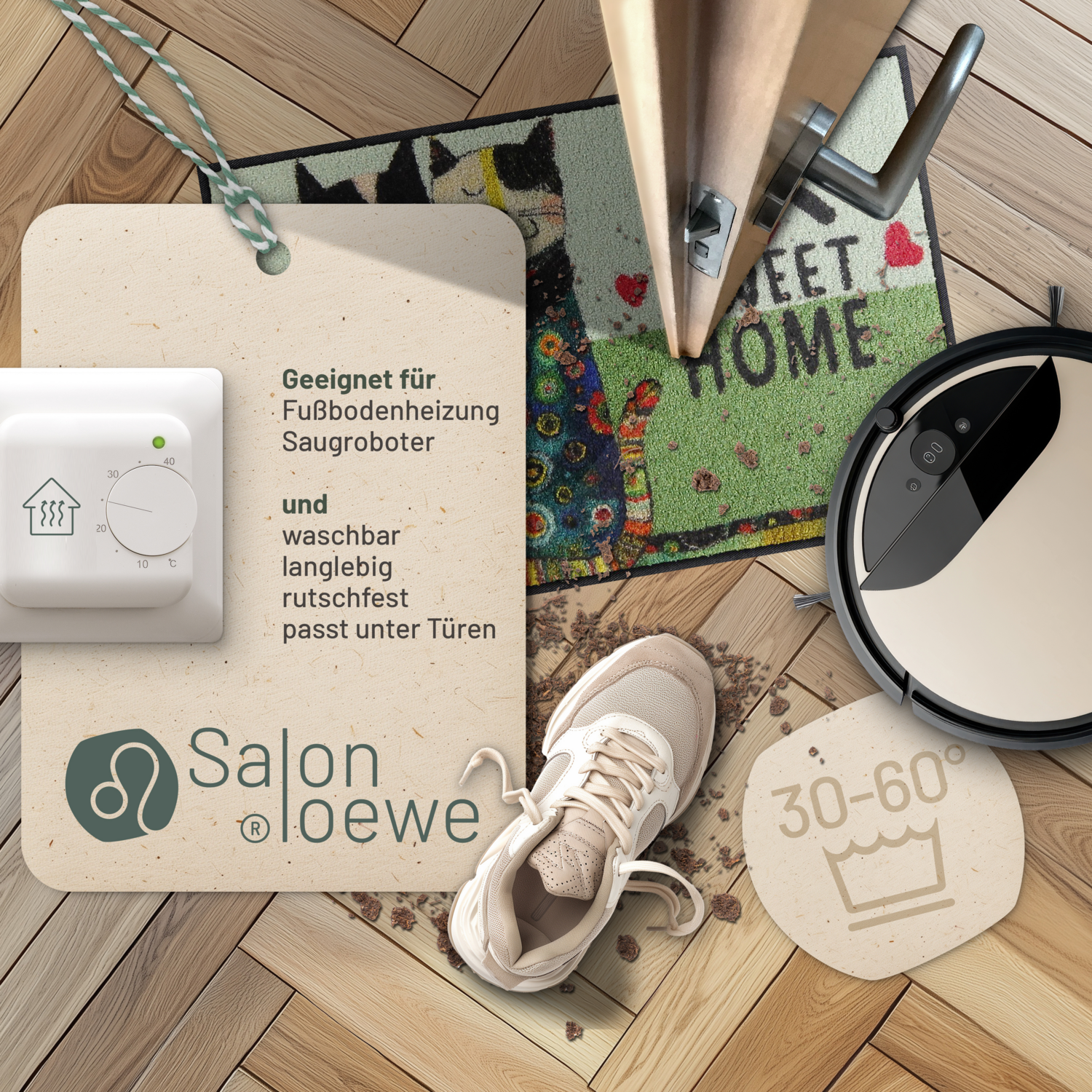 salonloewe-sweet-cats-eingangsmatte-50-x-75-cm-waschbare-fu-matte-mit-katzenmoti image 3