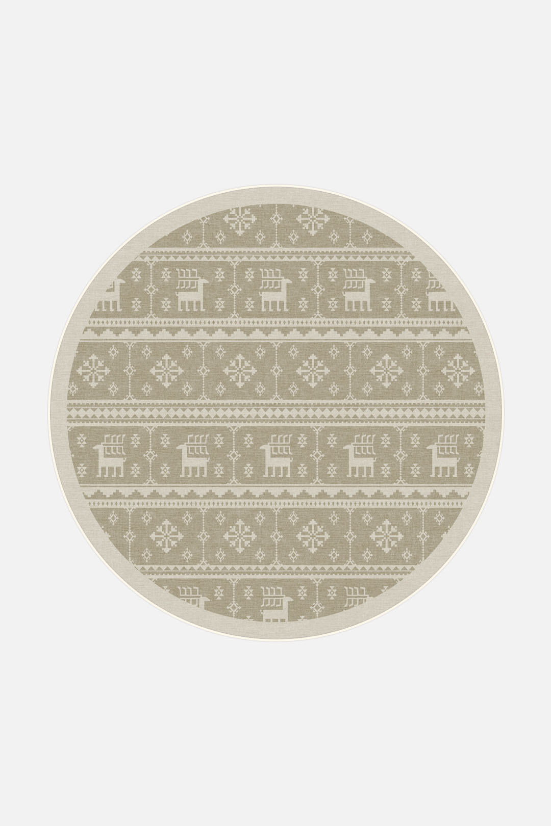 teppana-rentiere-keks-teppich-waschbarer-indoor-teppich-beige-geometrisch image 8