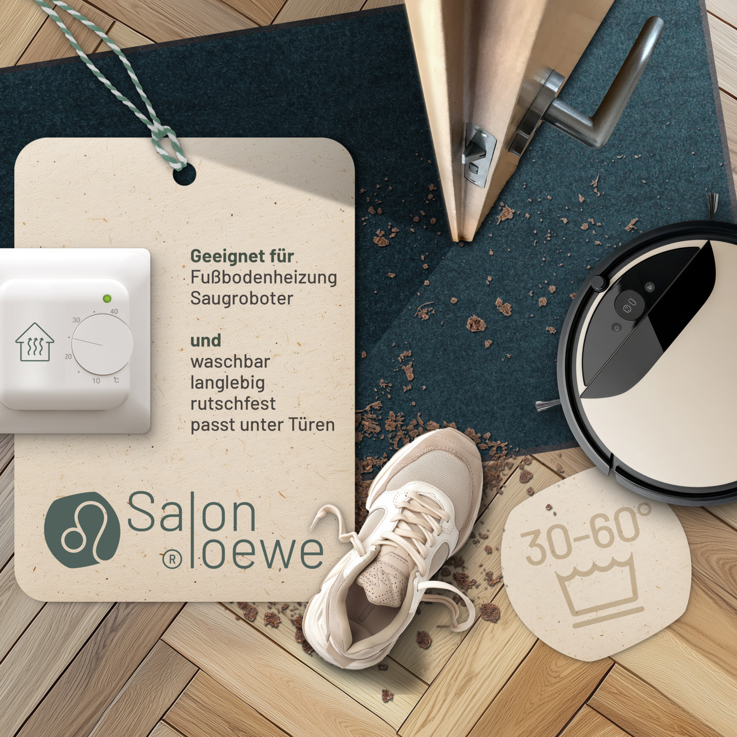 salonloewe-blaupetrol-halb-rund-schmutzfangmatte-75-x-120-cm-meliert-polyamid-ru image 2