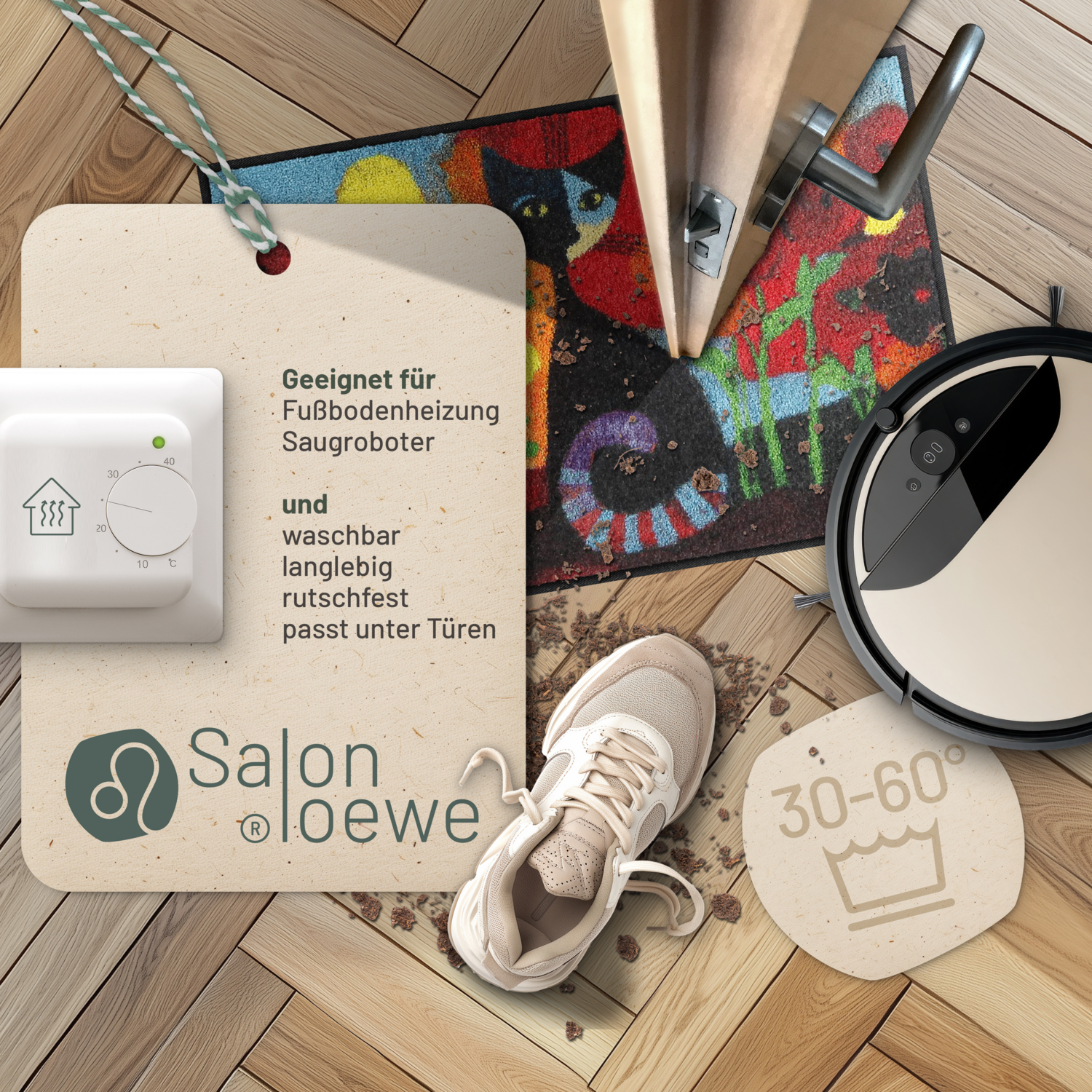 salonloewe-candela-eingangsmatte-50-x-75-cm-bunte-katzen-schmutzfangmatte-f-r-de image 3