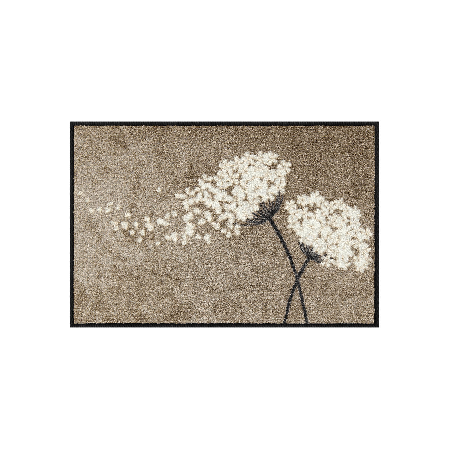salonloewe-wishfull-blossom-taupe-teppich-50-x-75-cm-waschbare-fu-matte-mit-bl-t image 1