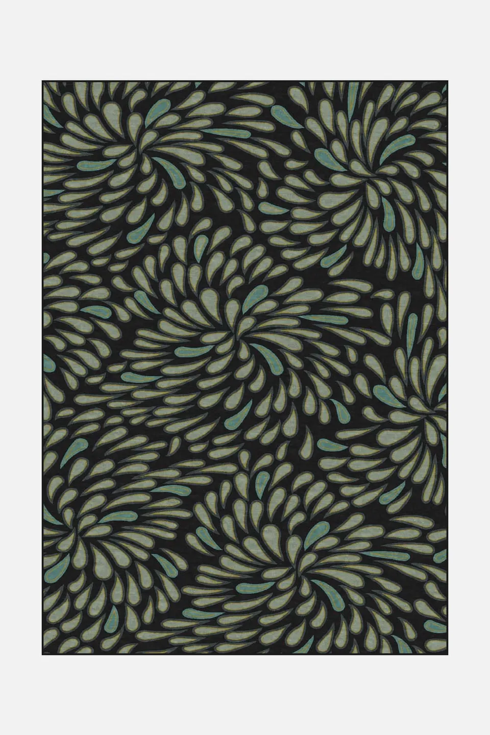 teppana-filiz-nacht-teppich-waschbarer-indoor-teppich-blau-gr-n-schwarz-modernes image 1