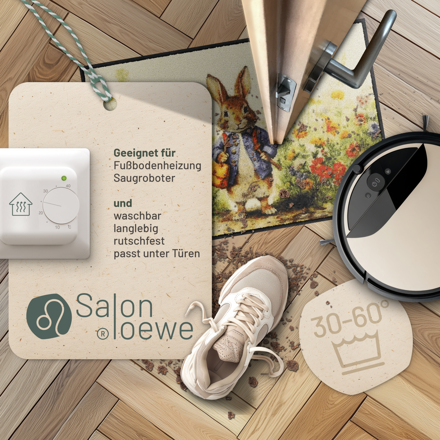 salonloewe-honey-bunny-fu-matte-waschbare-eingangsmatte-50-x-75-cm-polyamid-ruts image 3