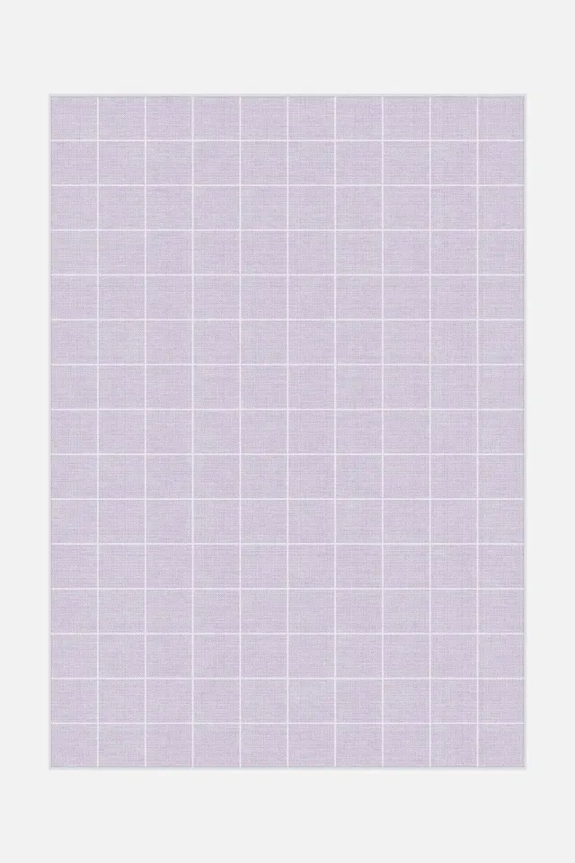 teppana-retro-lilac-teppich-waschbarer-indoor-teppich-grau-geometrisch-f-r-kinde image 1