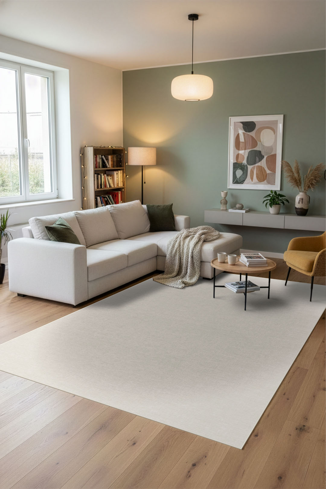 teppana-aura-beige-teppich-waschbarer-beige-teppich image 4