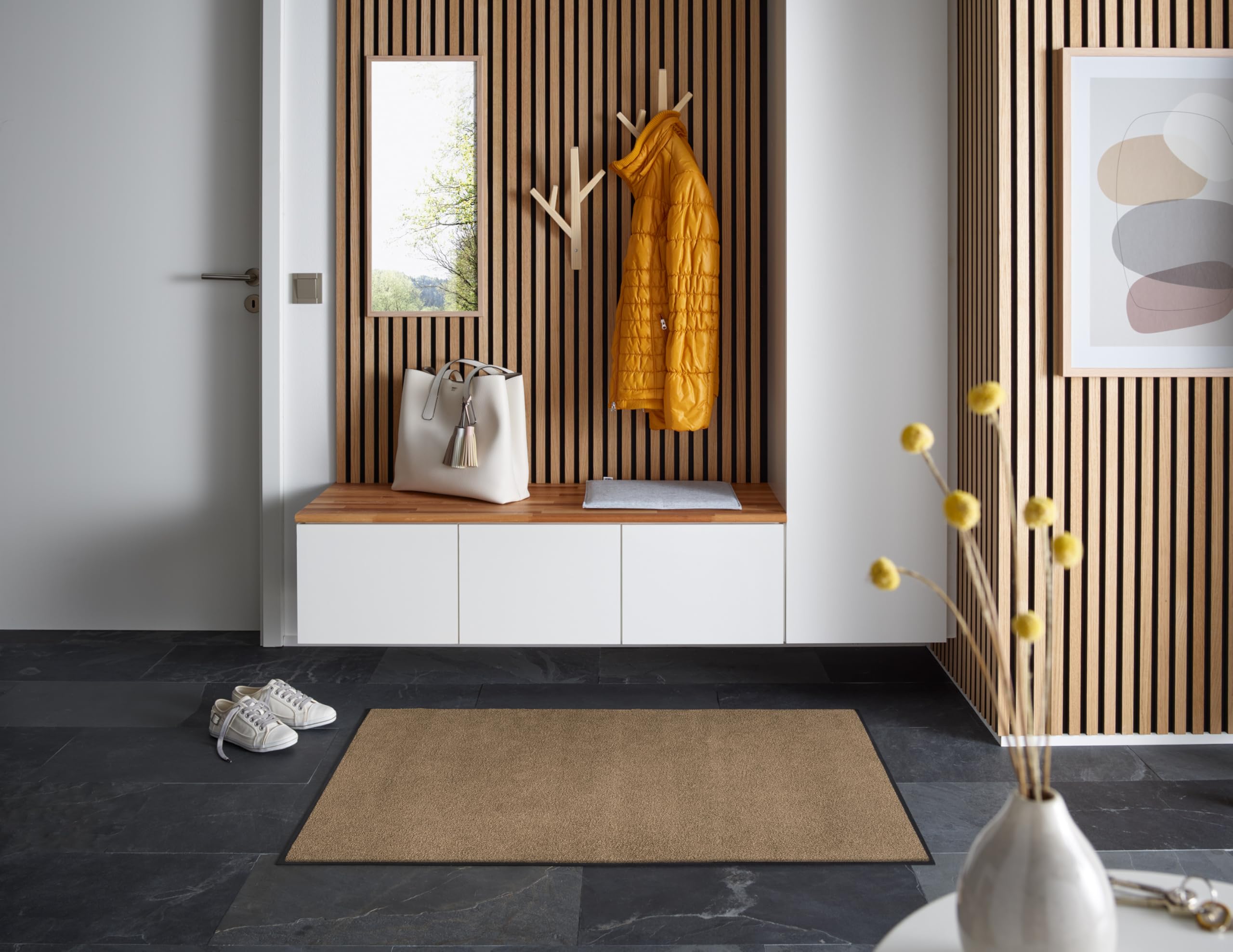 wash-dry-fu-matte-espresso-brown-75x120-cm-waschbare-sauberlaufmatte-f-r-innen-u image 2