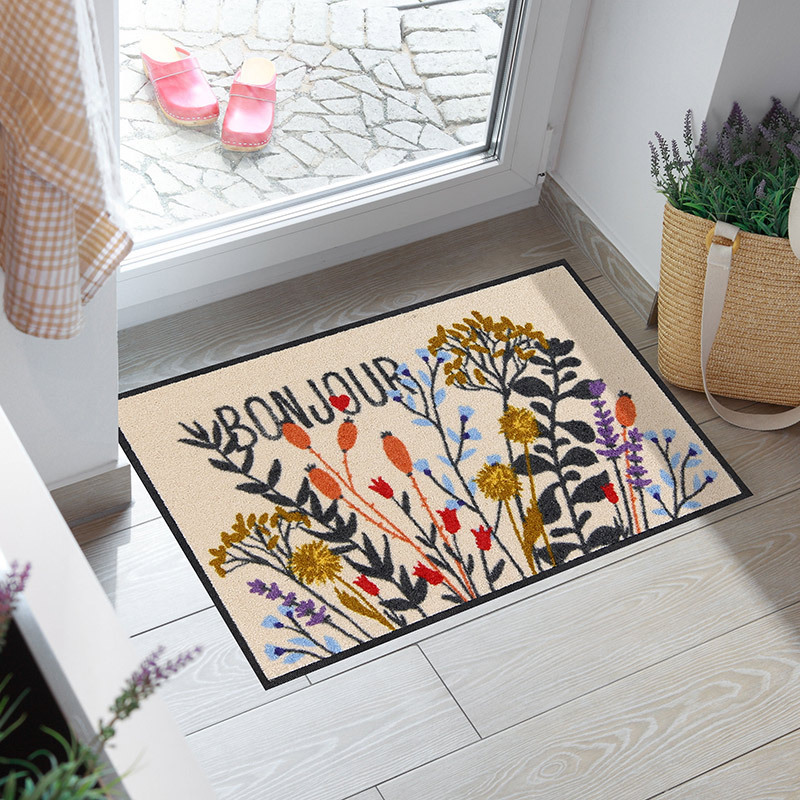 salonloewe-jardin-neverland-eingangsmatte-50-x-75-cm-florales-design-bonjour-pol image 2