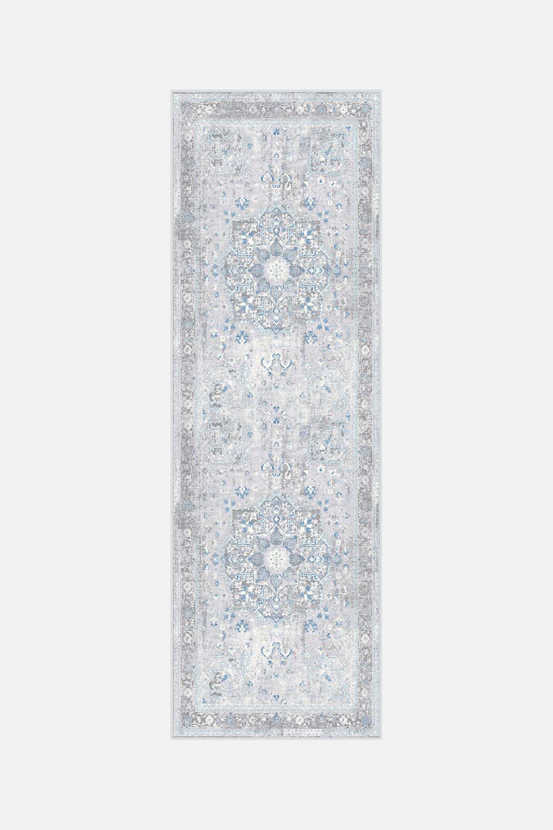 teppana-marie-vintage-teppich-waschbarer-indoor-teppich-in-blau-gr-n-inkl-rutsch image 5