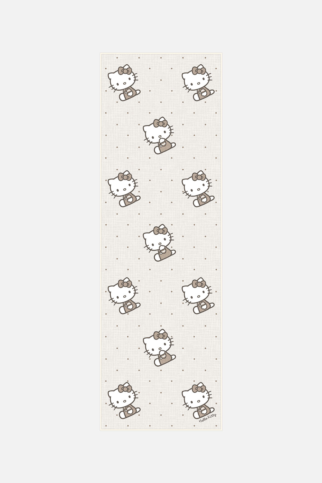 teppana-hello-kitty-polkadot-mandel-teppich-waschbarer-kinder-teppich-in-beige-n image 5