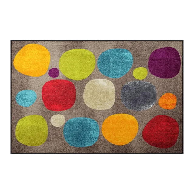 salonloewe-broken-dots-colourful-teppich-115-x-175-cm-polyamid-rutschfest-waschb image 1