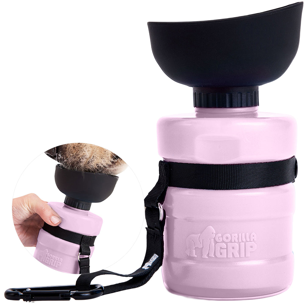 gorilla-grip-dripguard-trinkflasche-f-r-hunde-mit-napf image 2