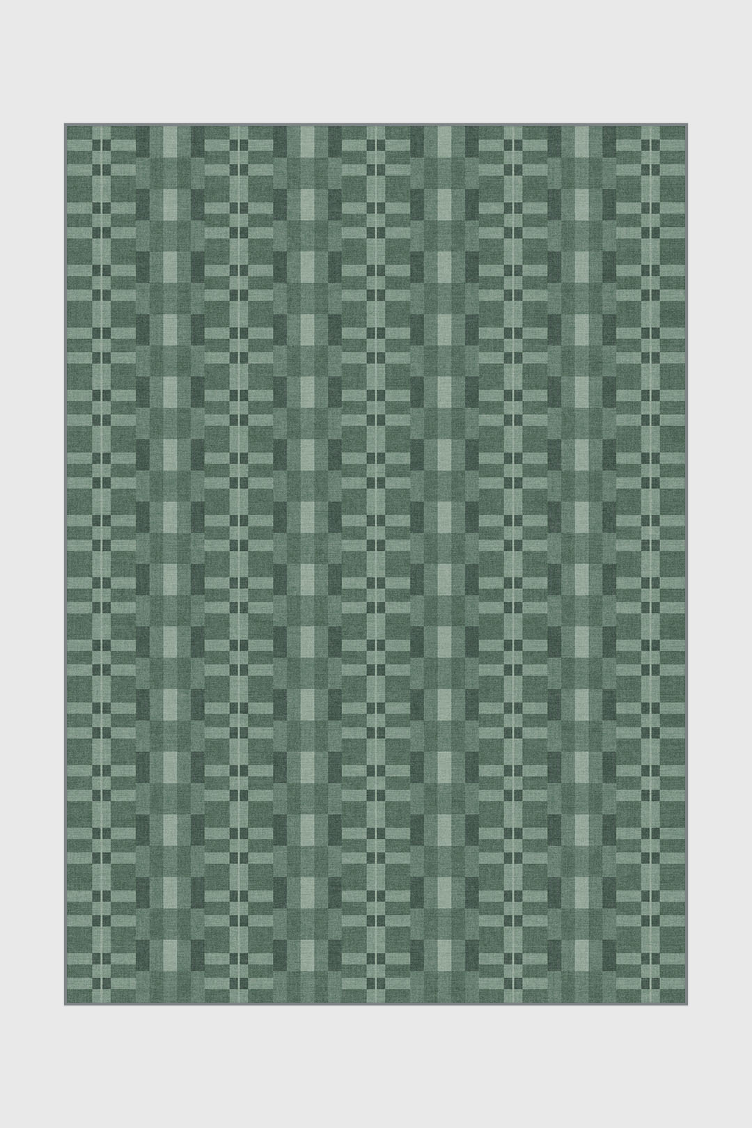 teppana-viera-waldgr-n-waschbarer-teppich-geometrisch image 1