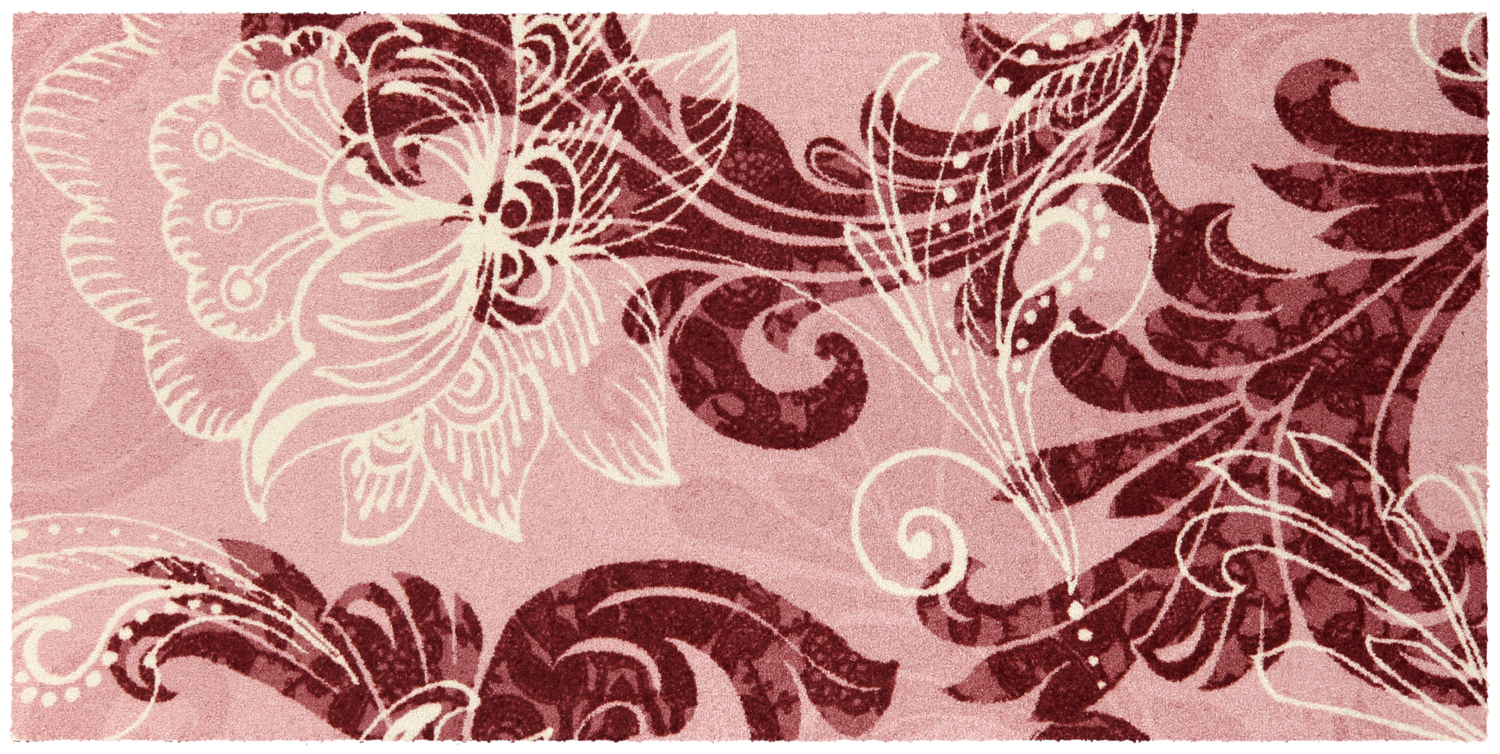 salonloewe-arabeske-rose-l-ufer-75-x-150-cm-waschbarer-flurl-ufer-mit-orientalis image 1
